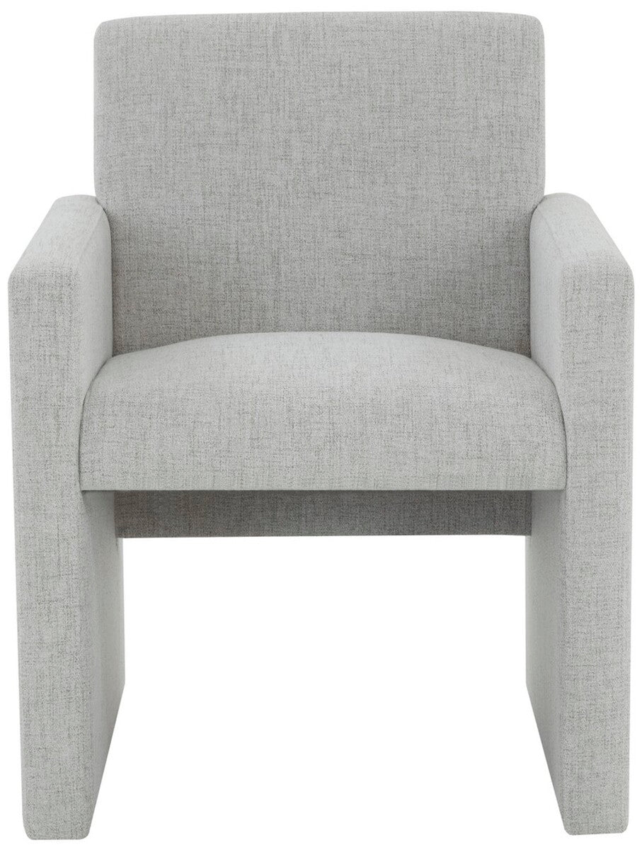 Safavieh Maisey Linen Arm Chair Light Grey Wood / Fabric / Foam SFV5053A