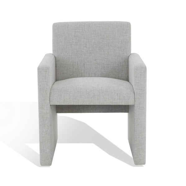 Safavieh Maisey Linen Arm Chair Light Grey Wood / Fabric / Foam SFV5053A