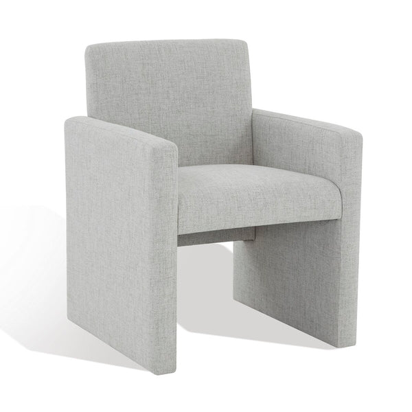 Safavieh Maisey Linen Arm Chair Light Grey Wood / Fabric / Foam SFV5053A