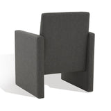 Safavieh Maisey Linen Arm Chair Charcoal Grey Wood / Fabric / Foam SFV5053B