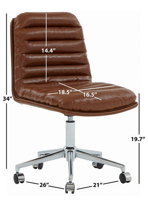 Safavieh Decolin Swivel Desk Chair  SFV5054B