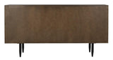 WRONG PRICE Safavieh Eleni Sideboard Brass Dark Brown Wood Mango Metal Couture SFV5530A 889048298965