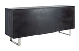 Safavieh Drake Slate 4 Door Sideboard in Black SFV5533A 889048727328