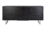 Safavieh Drake Slate 4 Door Sideboard in Black SFV5533A 889048727328