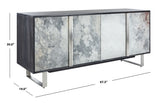 Safavieh Drake Slate 4 Door Sideboard in Black SFV5533A 889048727328