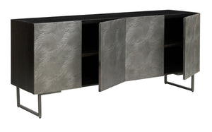 Boone Abstract Wave 4 Door Sideboard