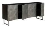 Boone Abstract Wave 4 Door Sideboard