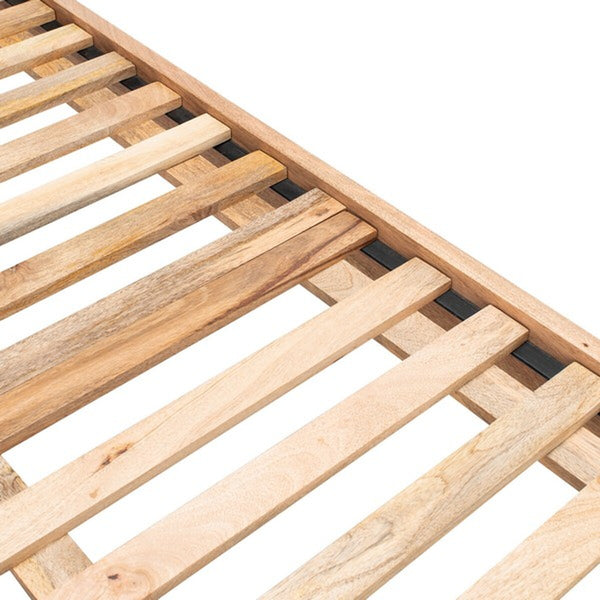 Leni Gold Inlayed Cement Bed Natural / Cement / Brass Wood / Concrete / Brass SFV5714A-Q-3BX