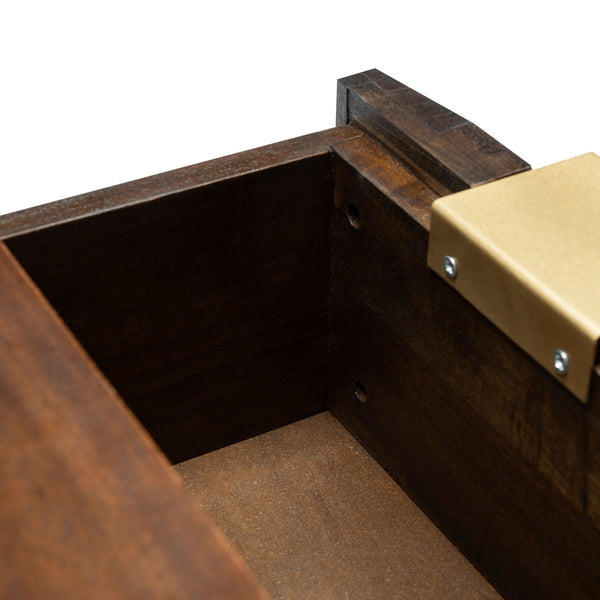 Safavieh Zinnia 3 Drawer Chest in Walnut SFV5717A