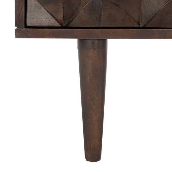 Safavieh Zinnia 3 Drawer Chest in Walnut SFV5717A