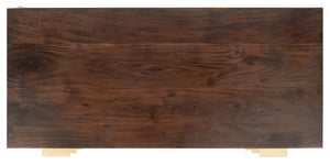 Safavieh Zinnia 3 Drawer Chest in Walnut SFV5717A