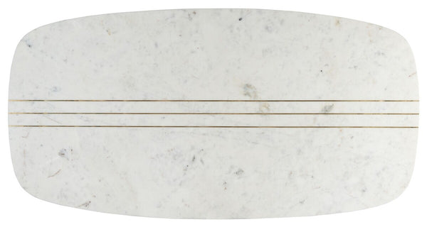 Milana Marble Dining Table Walnut / White Wood / Metal / Marble SFV5730A-2BX