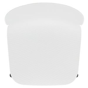 Safavieh Abbie Molded Plastic Dining Chair - Set of 2 White / Black Pp / Metal SFV6900A-SET2