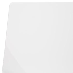 Safavieh Nellie Molded Plastic Dining Chair - Set of 2 White / Black Pp / Metal SFV6904A-SET2