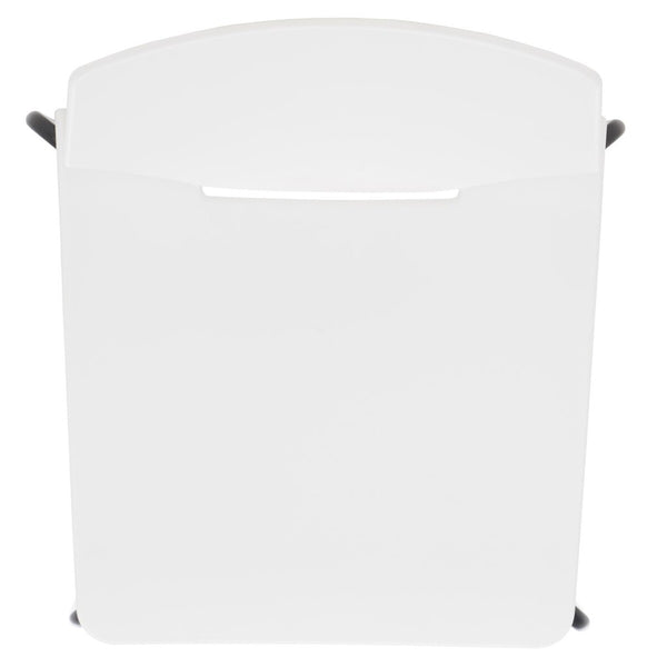 Safavieh Nellie Molded Plastic Dining Chair - Set of 2 White / Black Pp / Metal SFV6904A-SET2