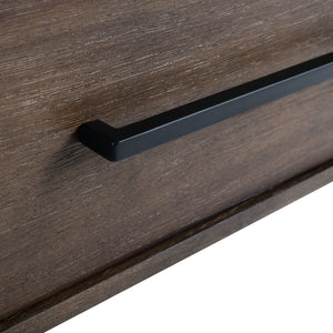 Safavieh Mallory 1 Drawer Nightstand Dark Chocolate Couture SFV7200A 889048571198