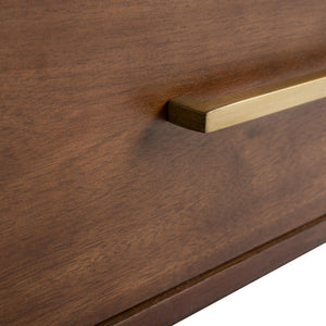 Safavieh Mallory 1 Drawer Nightstand Brown Couture SFV7200B 889048571204