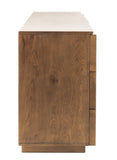 Safavieh Zeus 6 Drawer Wood Dresser Natural Couture SFV7204A 889048625822