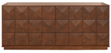 Safavieh Patty 6 Drawer Dresser Walnut  Wood SFV7206B