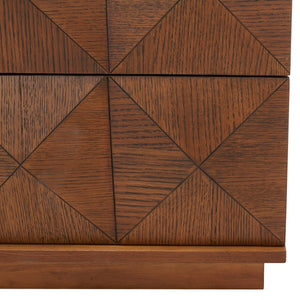 Safavieh Patty 6 Drawer Dresser Walnut  Wood SFV7206B