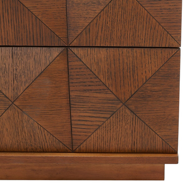 Safavieh Patty 6 Drawer Dresser Walnut  Wood SFV7206B