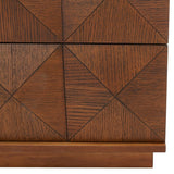 Safavieh Patty 6 Drawer Dresser Walnut  Wood SFV7206B