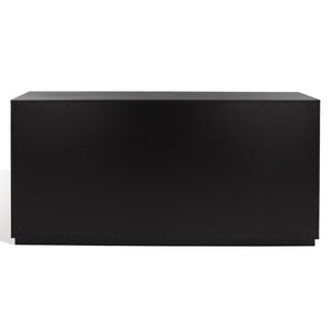 Safavieh Zeus 9 Drawer Dresser Black 72 IN W x 20 IN D x 35 IN H