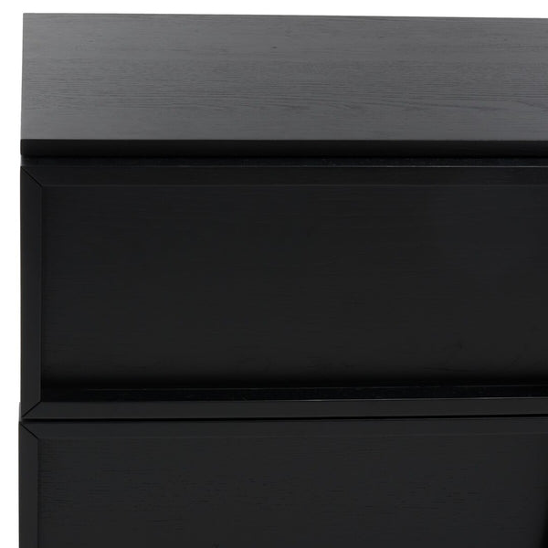 Safavieh Zeus 9 Drawer Dresser Black 72 IN W x 20 IN D x 35 IN H