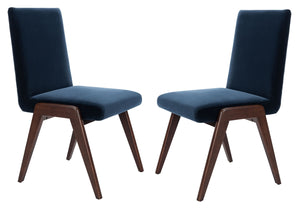 Forrest Dining Chair Set of 2 - Elegant Velvet Upholstered Seating for Contemporary Dining Spaces