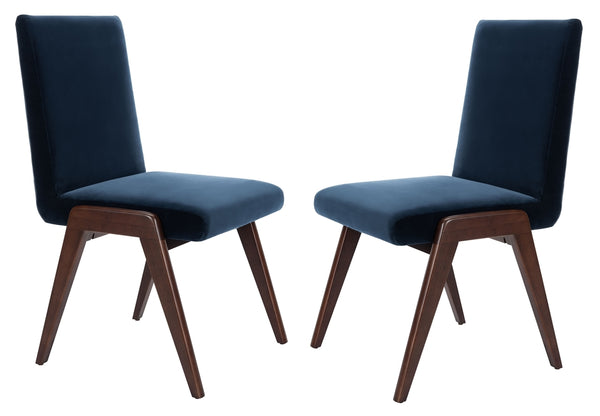 Forrest Dining Chair Set of 2 - Elegant Velvet Upholstered Seating for Contemporary Dining Spaces