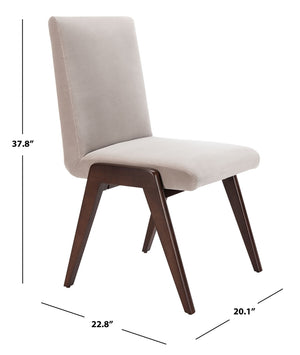 Forrest Dining Chair Set of 2 - Elegant Velvet Upholstered Seating for Contemporary Dining Spaces