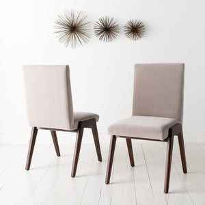 Forrest Dining Chair Set of 2 - Elegant Velvet Upholstered Seating for Contemporary Dining Spaces