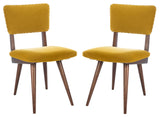 Safavieh - Set of 2 - Aurora Dining Chair Gold Couture SFV7503B-SET2 889048633568