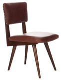 Safavieh - Set of 2 - Aurora Dining Chair Brown Couture SFV7503D-SET2 889048633582