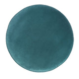 Safavieh Tabby Velvet Ottoman in Dark Teal Couture SFV7509B