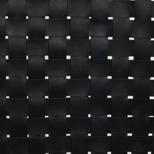 Safavieh Cassity Leather Headboard King Bed Black Wood / Leather SFV8200B-K-2BX