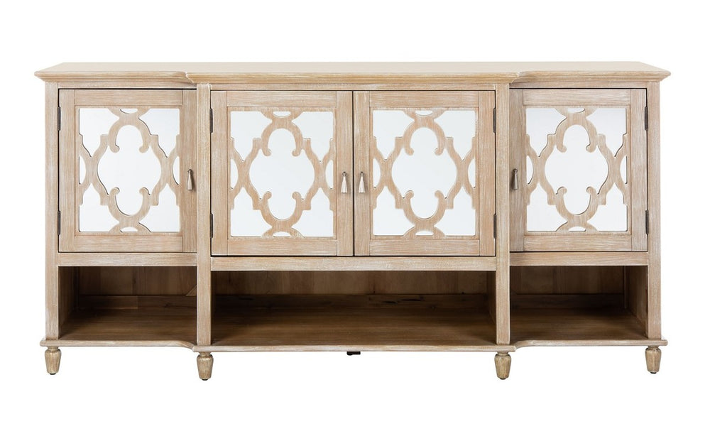 Safavieh Juliette Mirrored Sideboard in White SFV8501A 889048684119