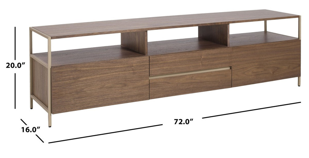Clyde Gold Accent Tv Stand