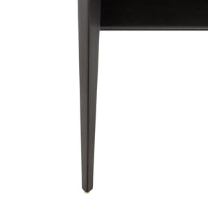 Safavieh Dilan Safari Chair Black Black Couture SFV9005C 889048645073