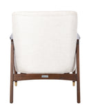 Safavieh Flannery Mid-Century Accent Chair in Cream Couture SFV9016A