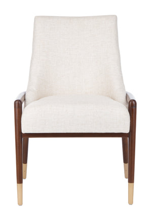 Safavieh Brennan Mid-Century Chair in Cream Couture SFV9019A