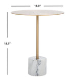 Caryl Marble Base Round Side Table