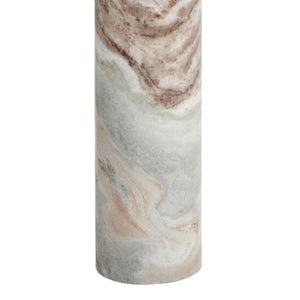 Safavieh Nicoletta Square Marble Coffee Table White / Brown Marble / Mdf / Metal SFV9700B-2BX