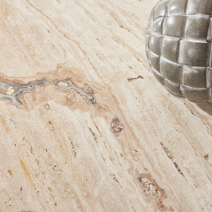 Safavieh Olivia Square Marble Accent Table Off White Marble / Mdf  SFV9702A-2BX