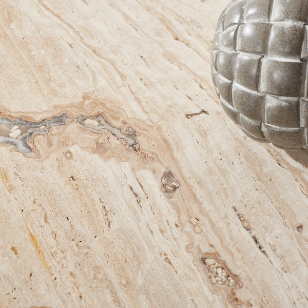 Safavieh Olivia Square Marble Accent Table Off White Marble / Mdf  SFV9702A-2BX