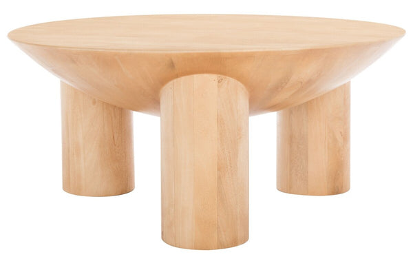 Safavieh Calhoun Round Wood Coffee Table SFV9705A