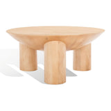 Safavieh Calhoun Round Wood Coffee Table SFV9705A