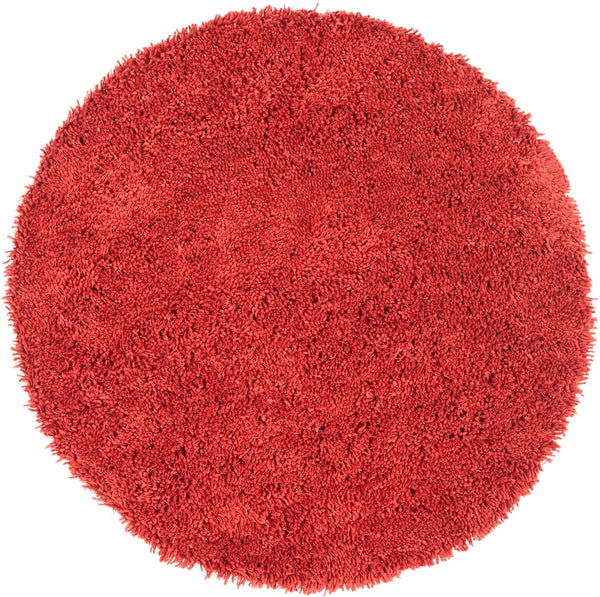 Shag Classic Ultra  Hand Tufted 100% Polyester Pile With Cotton Backing Rug Rust