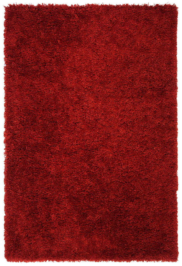 Shag Classic Ultra  Hand Tufted 100% Polyester Pile With Cotton Backing Rug Rust