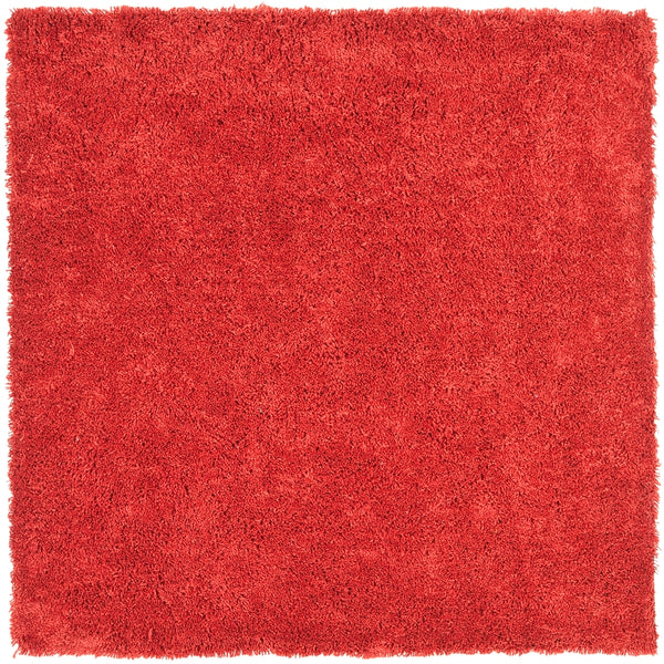 Shag Classic Ultra  Hand Tufted 100% Polyester Pile With Cotton Backing Rug Rust